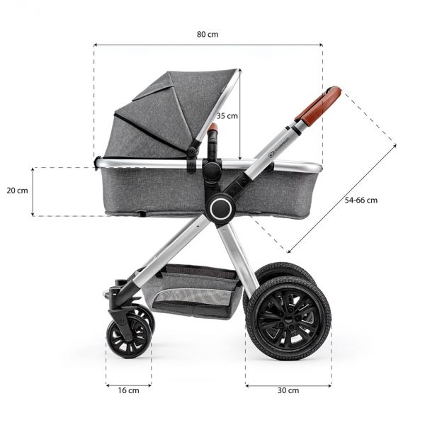 Pack poussette trio 3 en 1 Veo grey