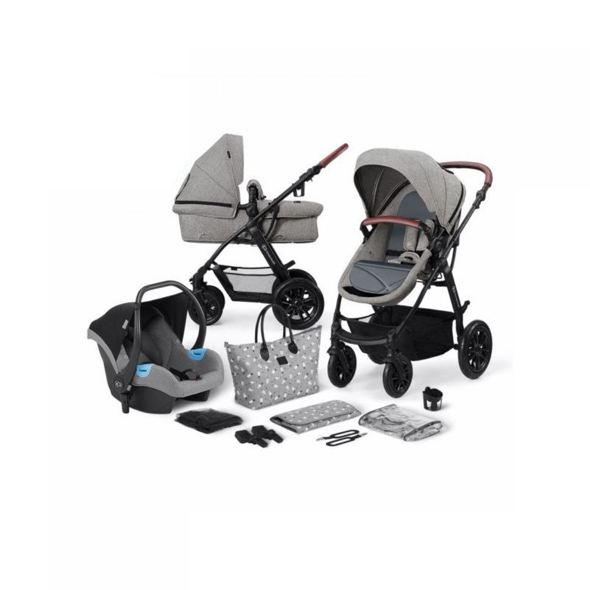 Poussette Trio XMoov Gris Kinderkraft