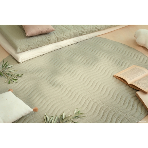 Tapis de jeu rond Kiowa Linden Green
