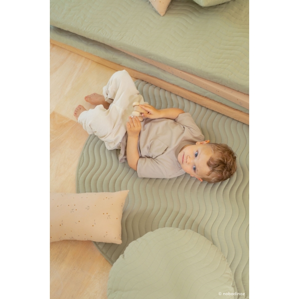 Tapis de jeu rond Kiowa Linden Green