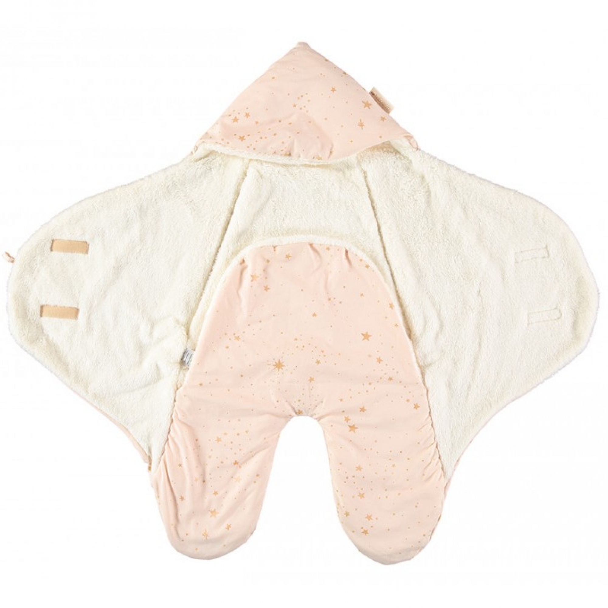 Couverture Nomade Kiss Me Gold Stella Dream Pink Made In Bebe