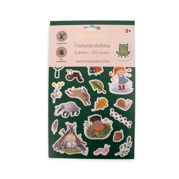 Stickers, Kit de 120 autocollants - Amis de la forêt