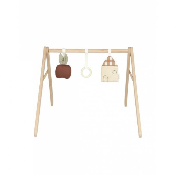 Arche d'éveil en bois et ses jouets Playground Sweet Home