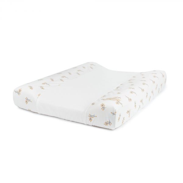 Matelas à langer Zen avec housse Calma Flore