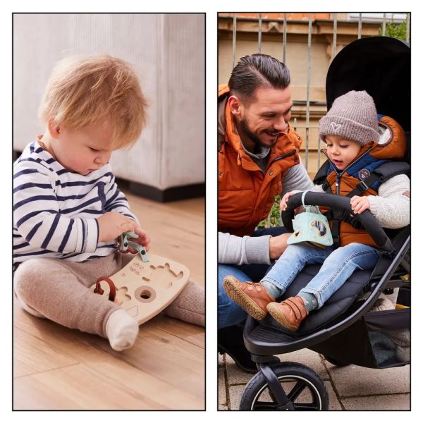 Pack complet chaise haute évolutive avec transat et accessoires Alpha Start N Grow Set