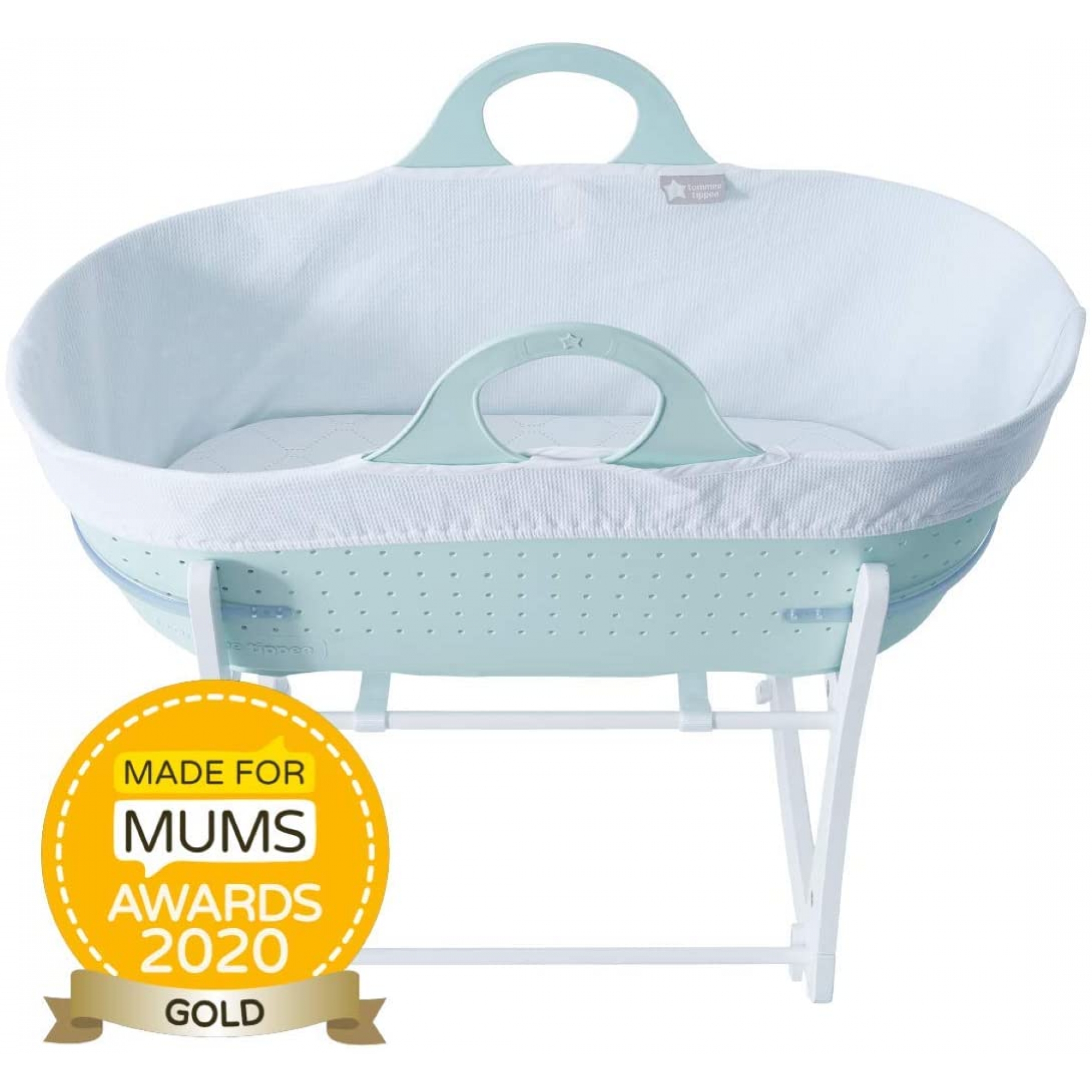 The Gro Company Couffin Sleepee Support En Bois Vert Menthe Made In Bebe