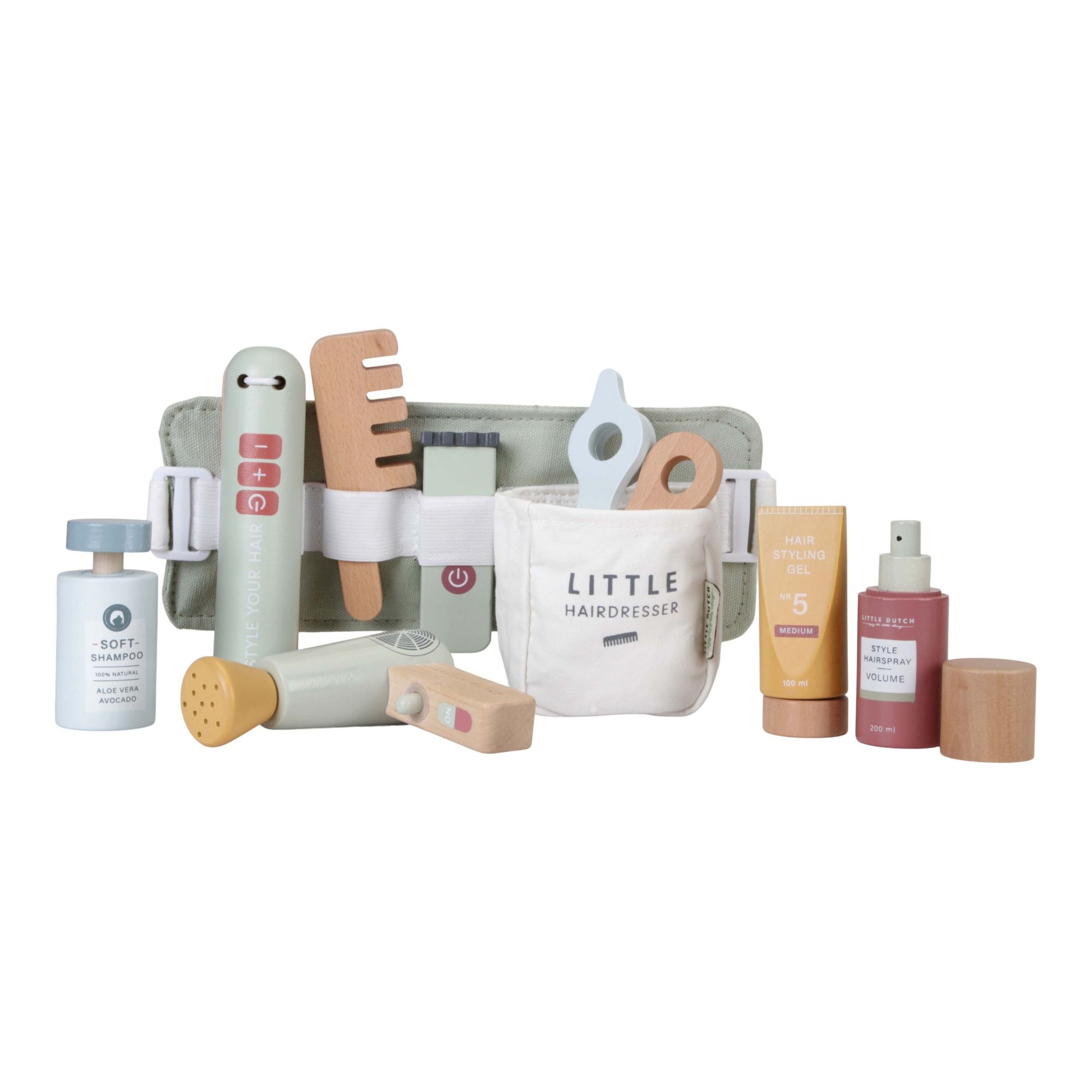 Kit de coiffure en bois - Little Dutch