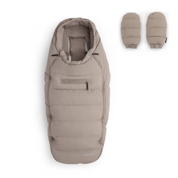 Chancelière et moufles pour poussette Chateau