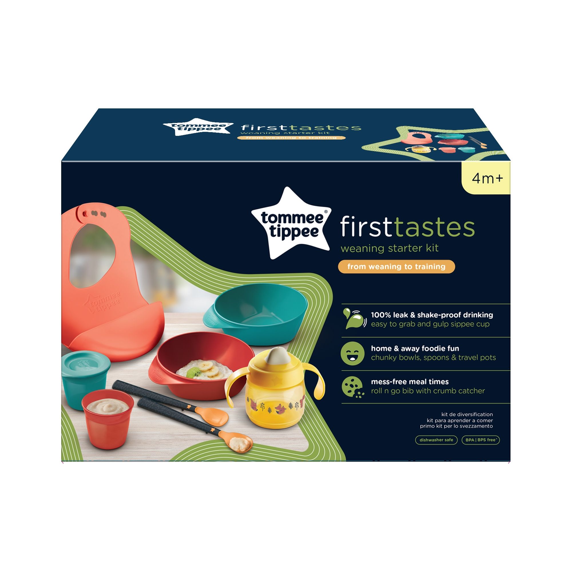 Tommee Tippee Tasse d'apprentissage avec poignées 4m+ 150ml - Bleu 