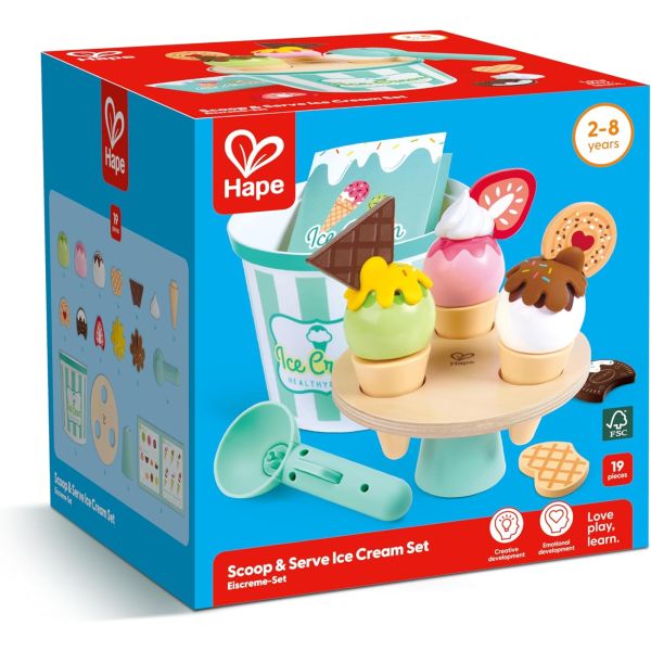 Kit du glacier avec support enfant en bois