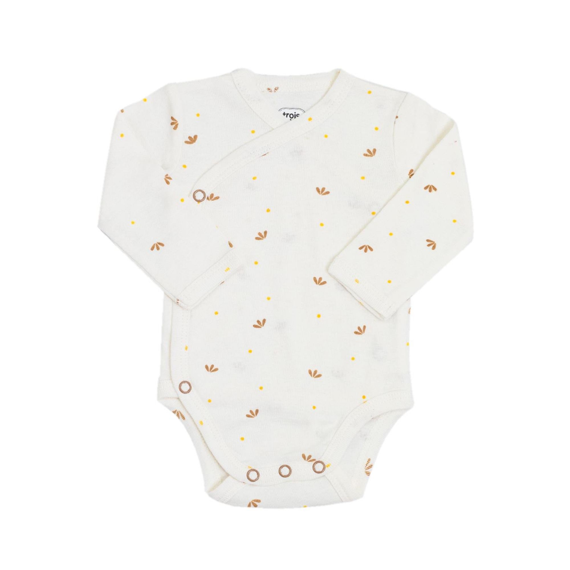 Kit Naissance Bébé 6 Pièces Trois Kilos Sept - Pyjama, Body, Bonnet, Chaussons, Moufles, Pochon