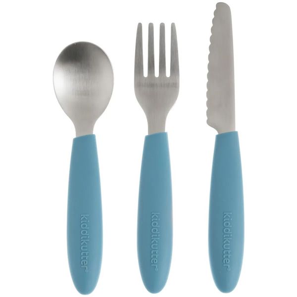 Set 3 couverts d'apprentissage Sky Blue