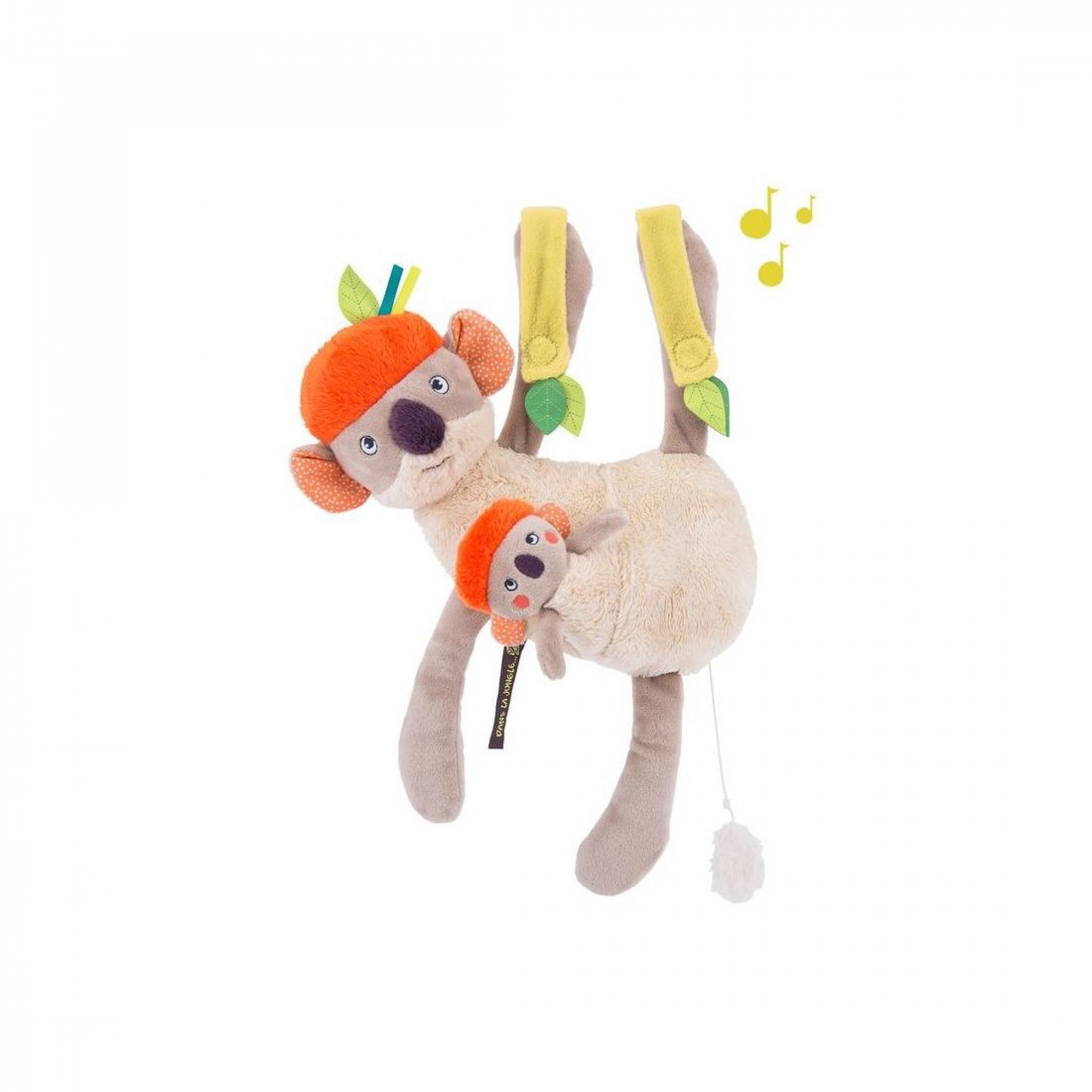 Moulin Roty Peluche Musicale Koco Dans La Jungle Made In Bebe