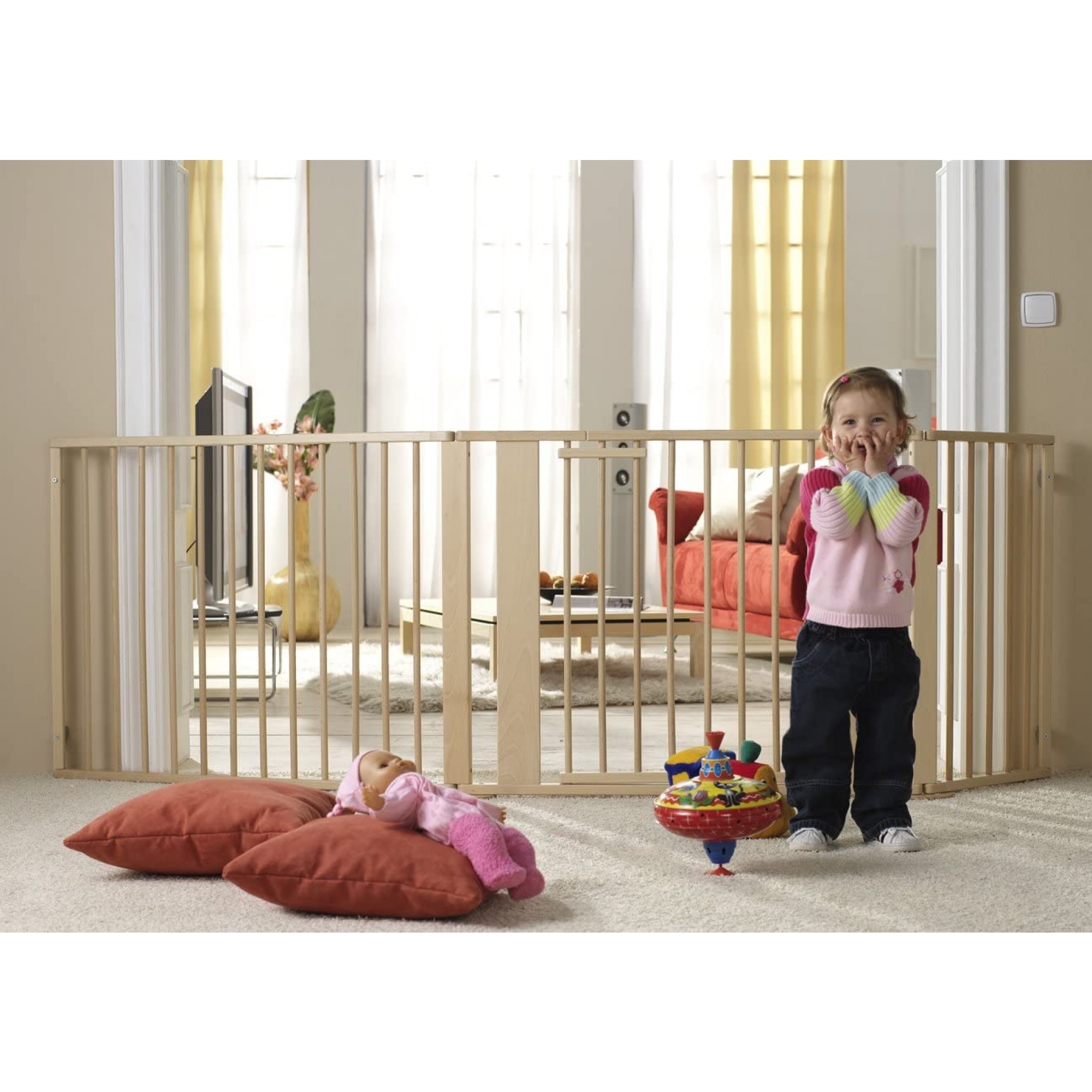 Geuther Barriere De Securite Modulable 100 180 Cm Bois Naturel Made In Bebe