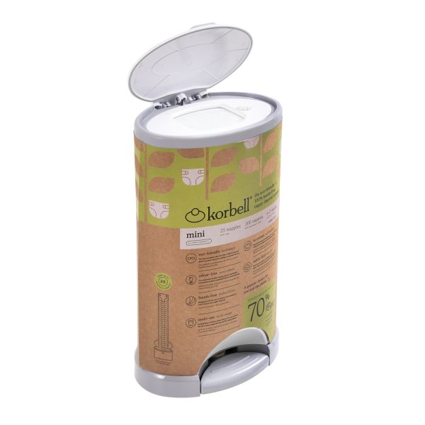 Poubelle à couches 9L + 1 recharge