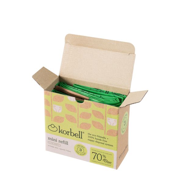 Pack de 3 recharges poubelle à couches 9L