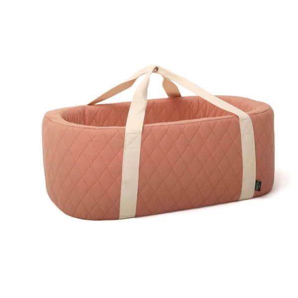 Pack couffin Kuko Bois de rose + alèse et drap housse blanc