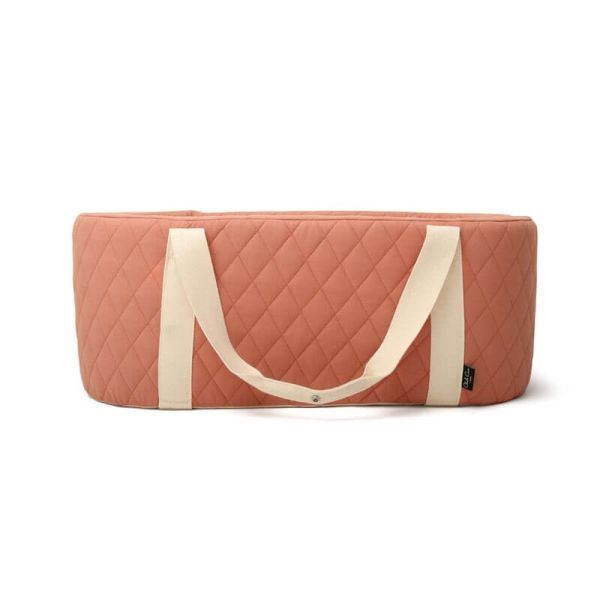 Pack couffin Kuko Bois de rose + alèse et drap housse blanc