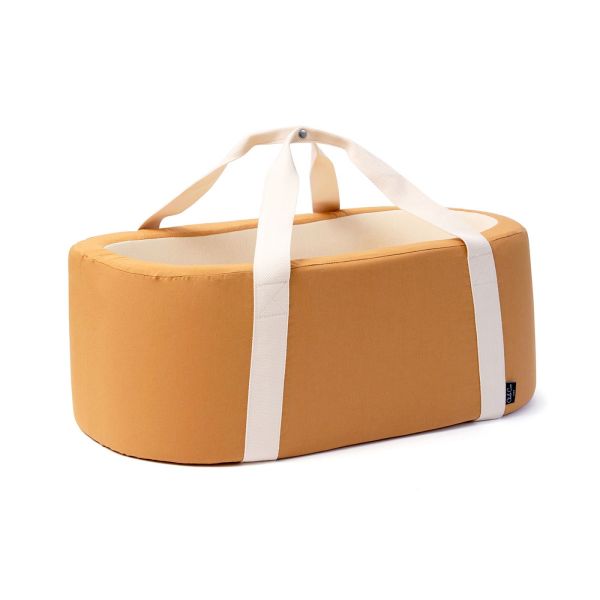 Pack couffin Kuko Camel + alèse et drap housse blanc