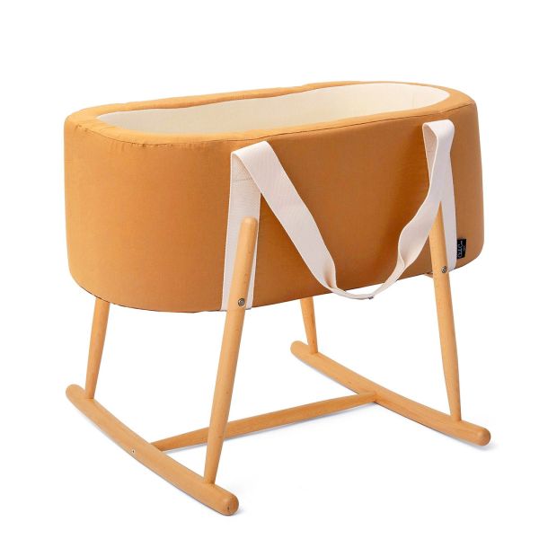 Pack couffin Kuko Camel + alèse et drap housse blanc