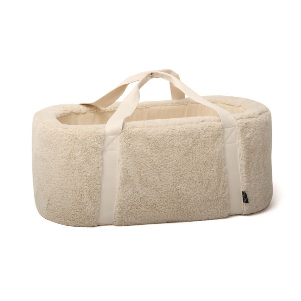 Pack couffin Kuko Fur Milk + alèse et drap housse blanc