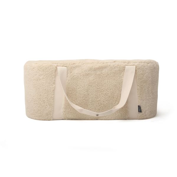 Pack couffin Kuko Fur Milk + alèse et drap housse blanc