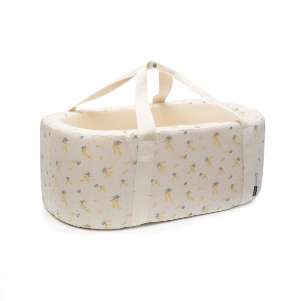Pack couffin Kuko Mimosa + alèse et drap housse blanc