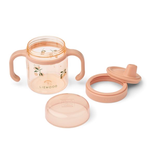 Tasse d'apprentissage à bec tritan Kylo 280 ml Peach Sea shell