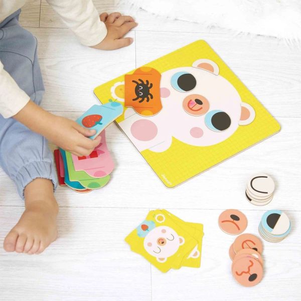 Jeu magnétique pour enfant L'ours des émotions