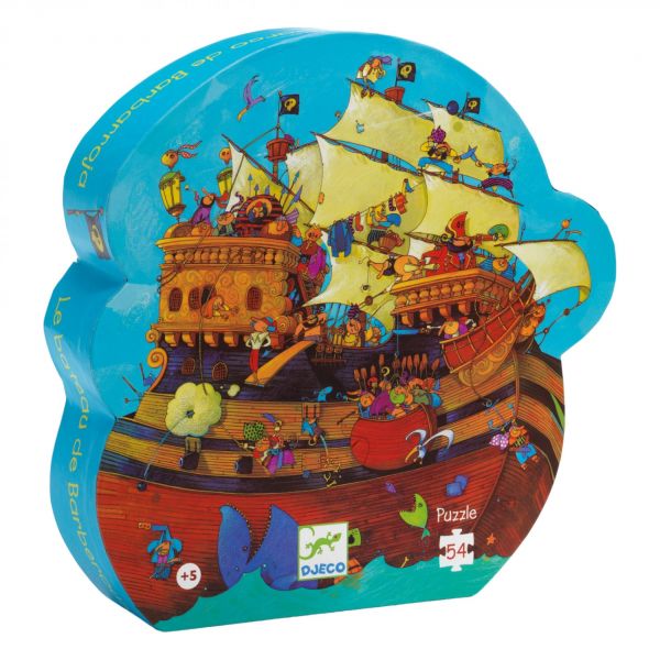 Puzzle silhouette Le bateau de Barberousse 54 pièces