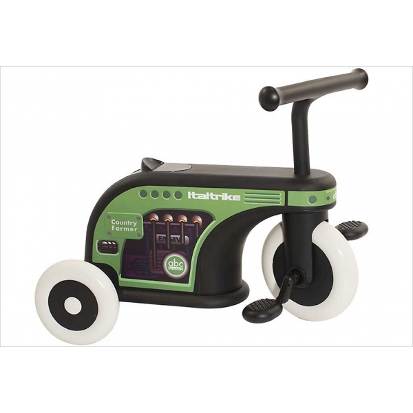 Porteur évolutif bébé Tracteur vert 1/3 ans