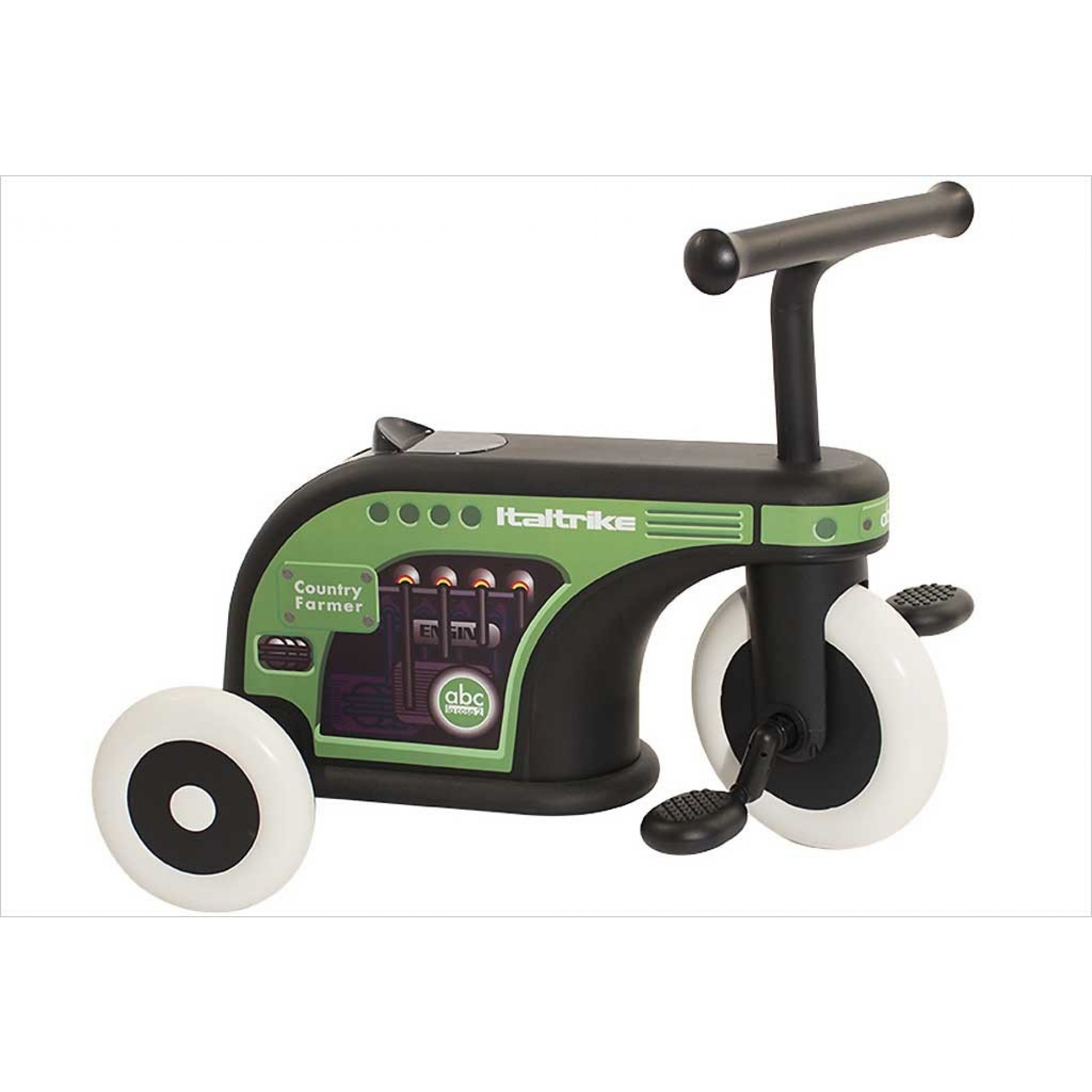 Italtrike Porteur Evolutif Bebe Tracteur Vert 1 3 Ans Made In Bebe