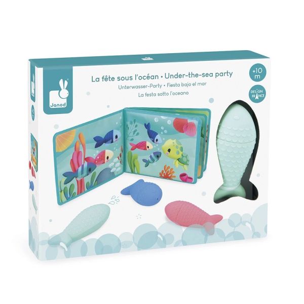 Livre de bain La fête sous l'océan et ses 3 aspergeurs