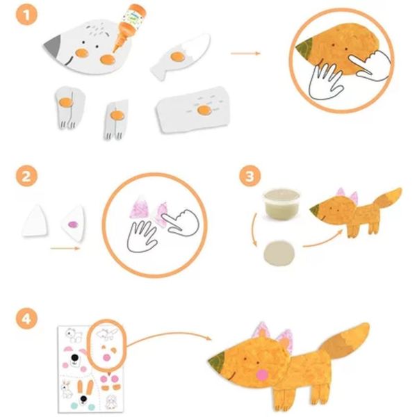 Coffret de peinture à doigts La patouille