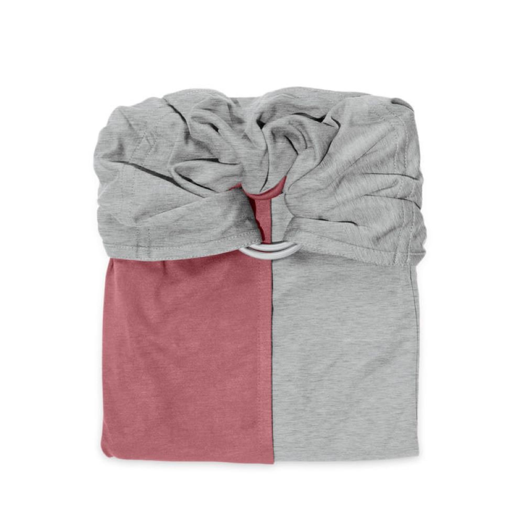 Petite écharpe de portage sans nœud Chiné et rosé - Made in Bébé