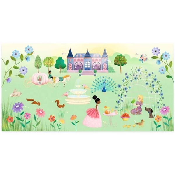 Stickers repositionnables avec décors La vie au château