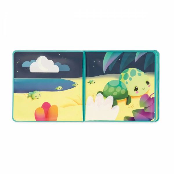 Livre de bain magique La vie des tortues
