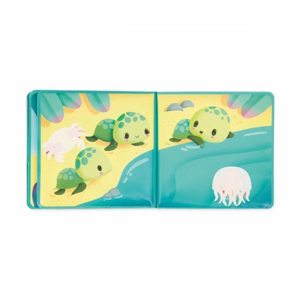 Livre de bain magique La vie des tortues