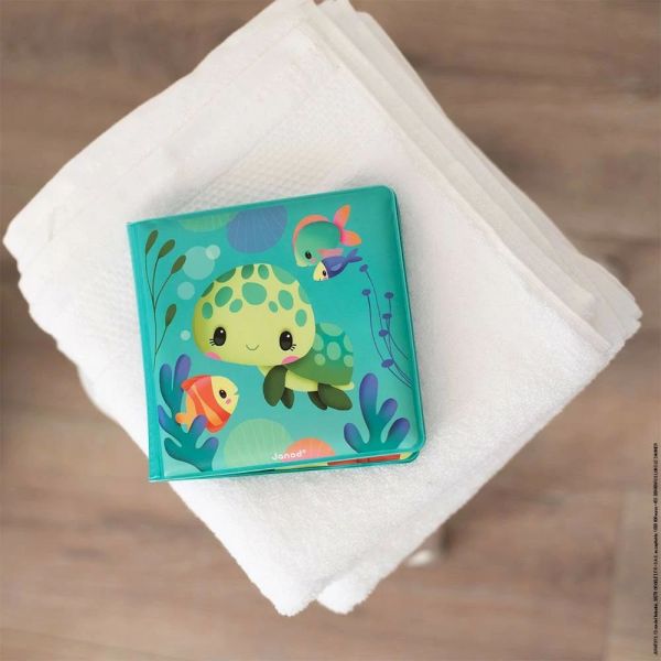Livre de bain magique La vie des tortues