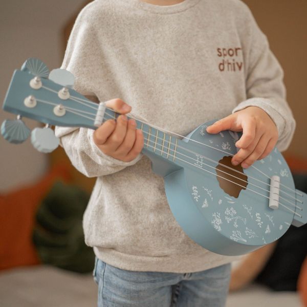 Banjo en bois Bleu