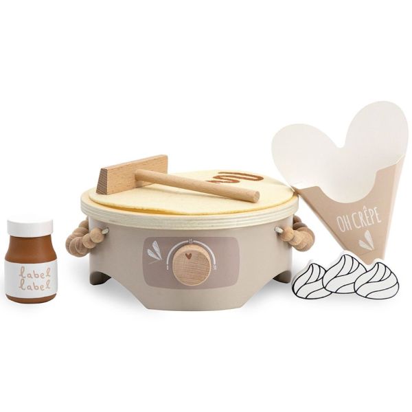 Machine à crêpes en bois Nougat