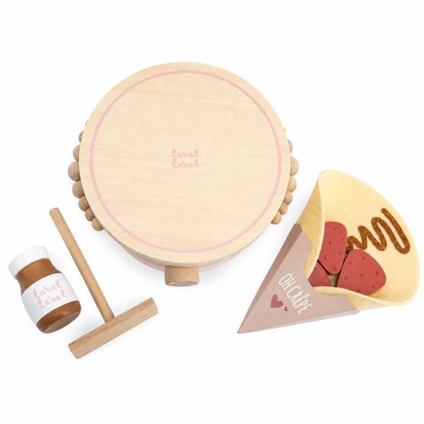 Machine à crêpes en bois Rose