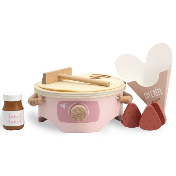 Machine à crêpes en bois Rose