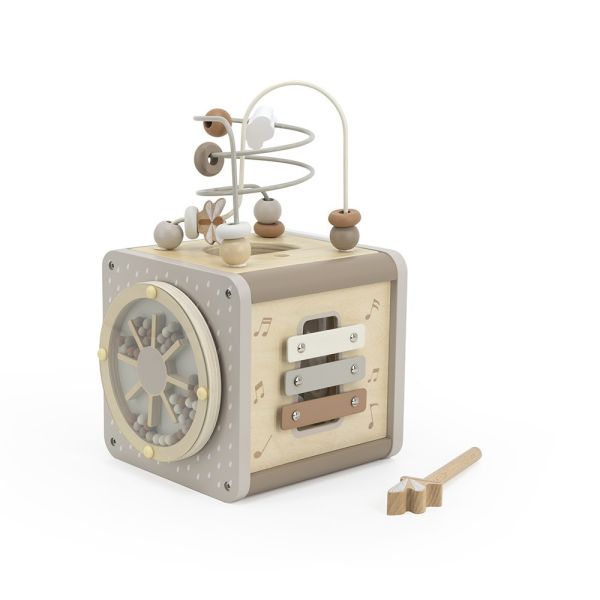 Cube d'activités en bois - Nougat