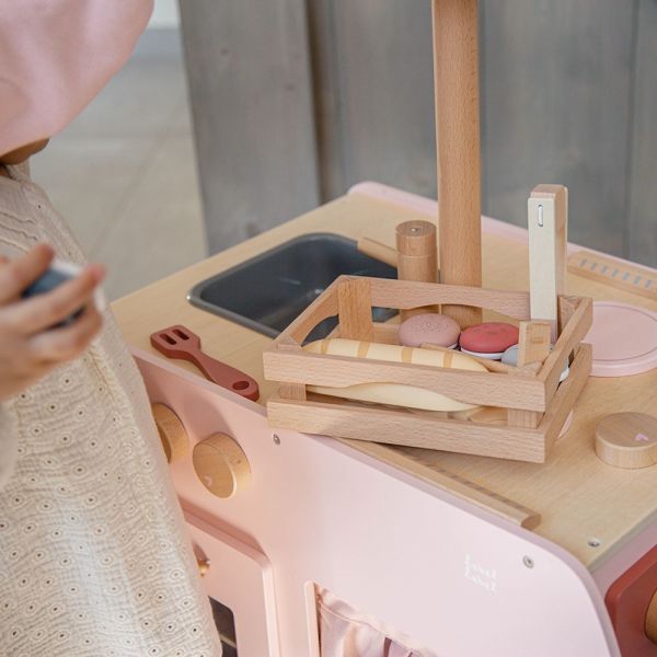Cuisine en bois Rose