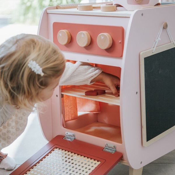 Cuisine en bois Rose