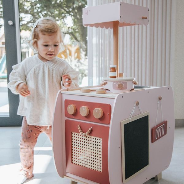 Cuisine en bois Rose