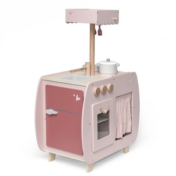 Cuisine en bois Rose
