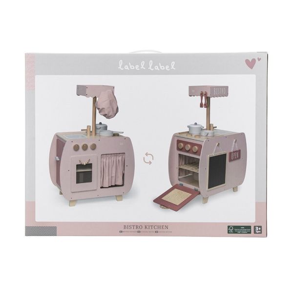Cuisine en bois Rose