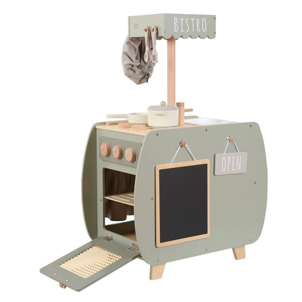 Cuisine en bois Vert olive